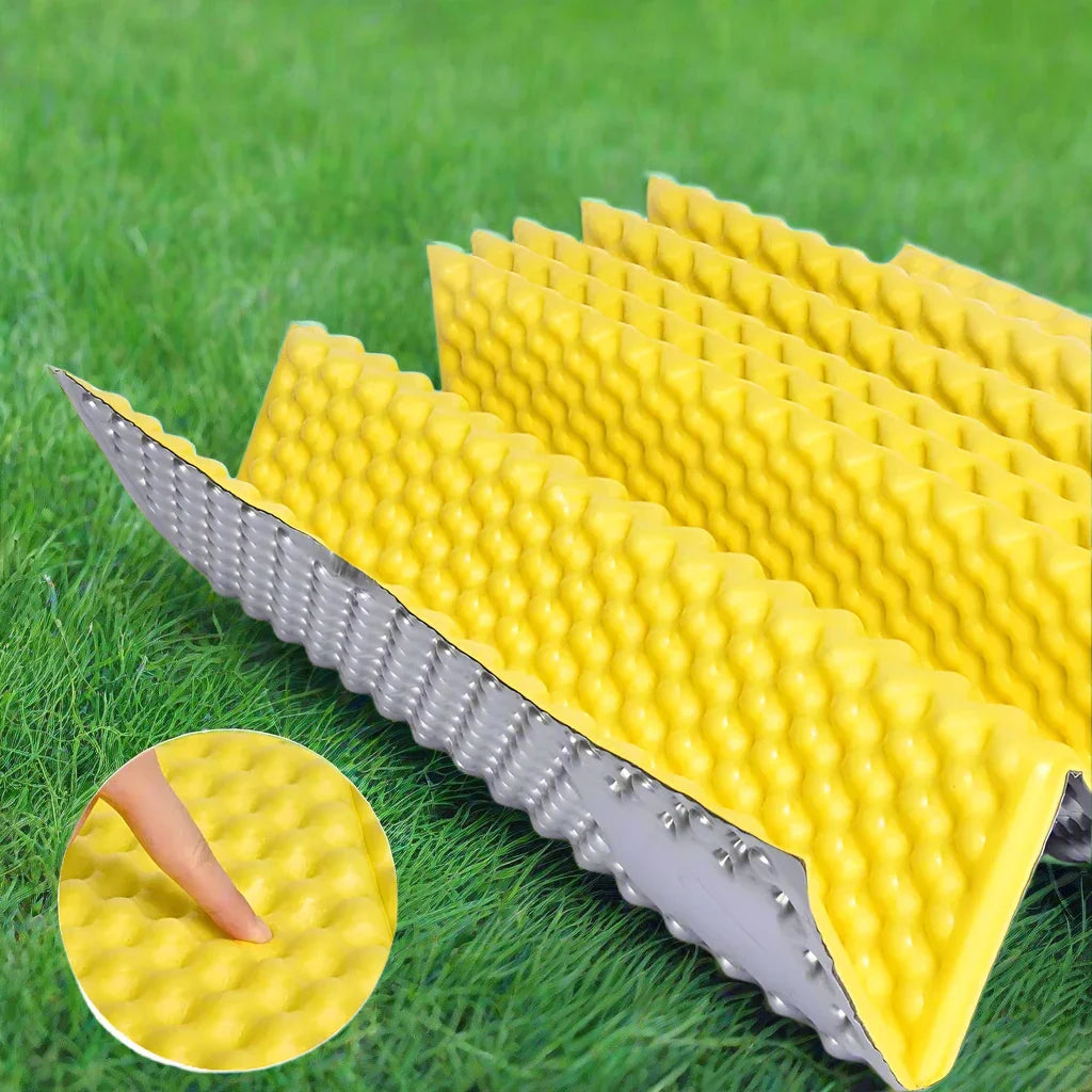 Matelas Camping - PortableCampingMat™ - Jaune